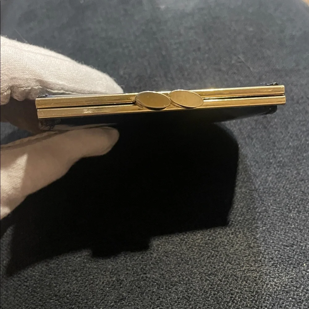 Gucci, 70s, Navy, All Leather, Kiss-Lock Coin Purse - Picture 13 of 16